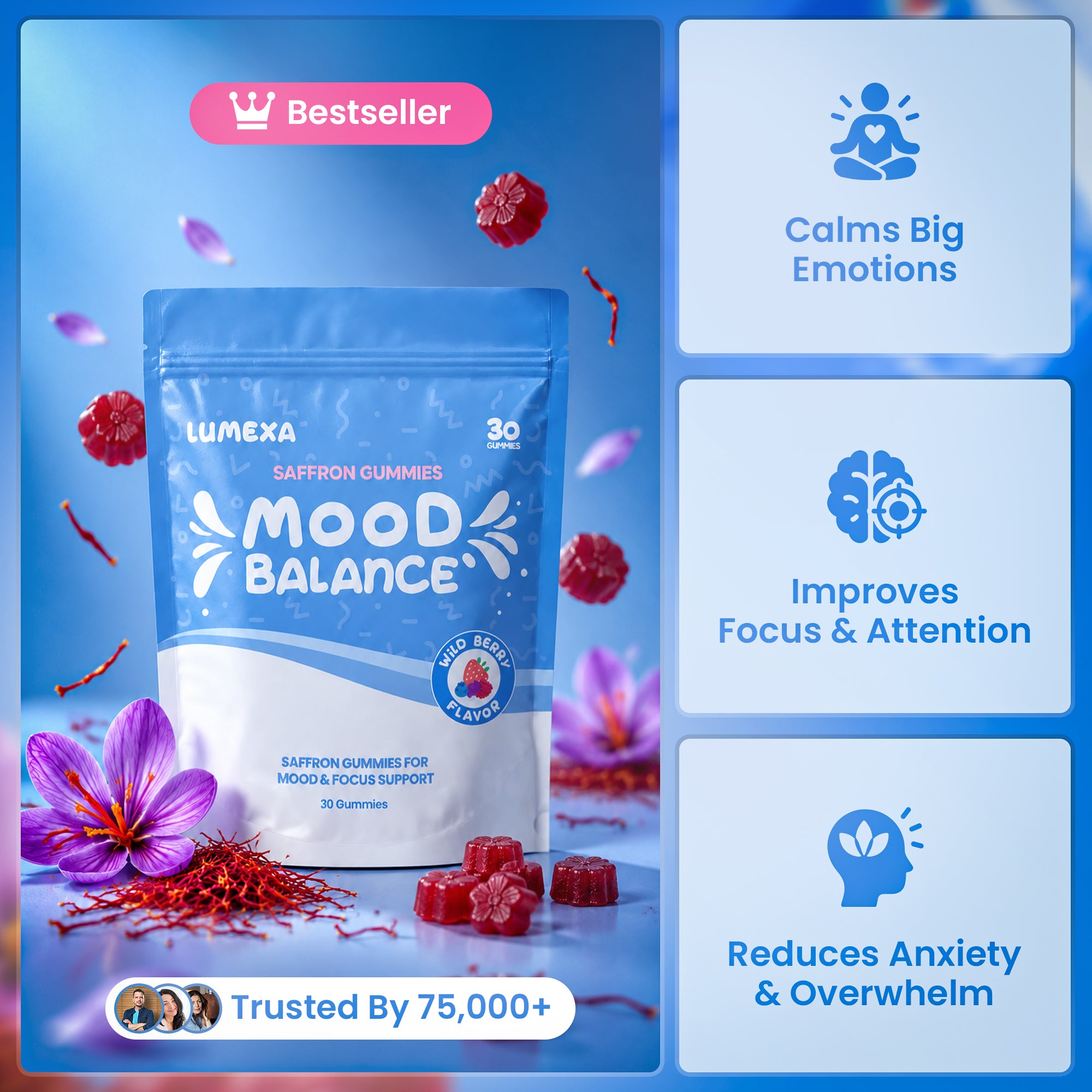 40oz insulated mug with a phone holder and free gifts included sign.