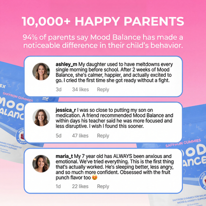 Natural - Saffron Gummy Mood + Focus Support for Kids