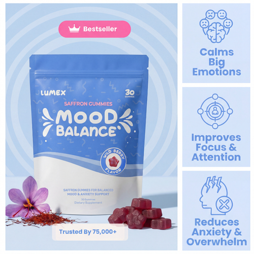 Natural - Saffron Gummy Mood + Focus Support for Kids