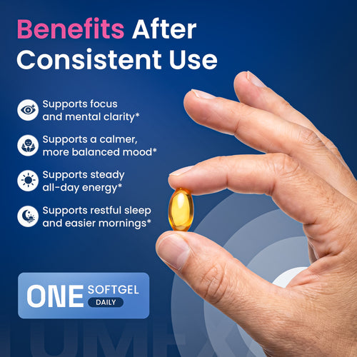 Natural - Saffron Capsule Mood + Focus Support for Adults
