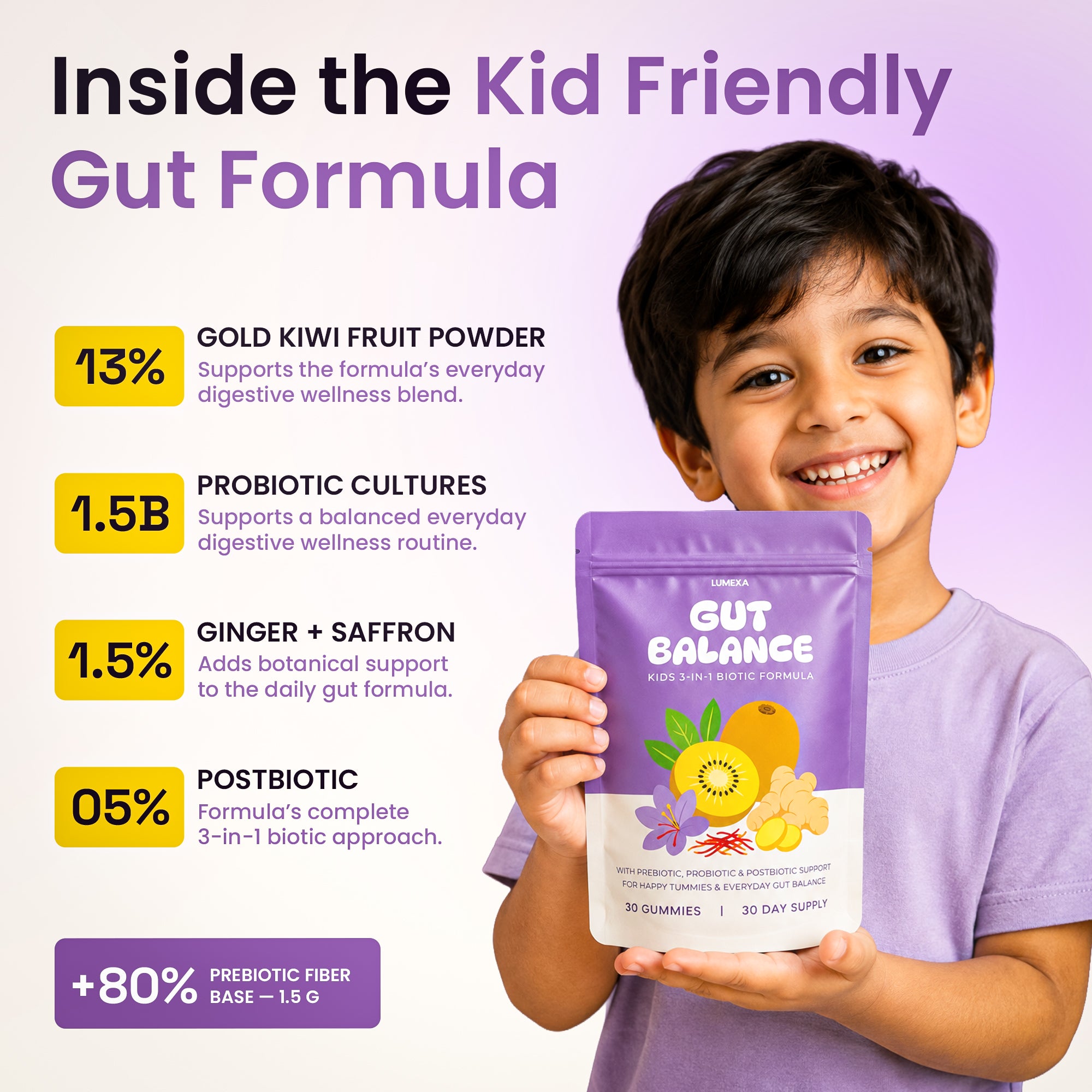 Natural Kids Gut Support Gummies