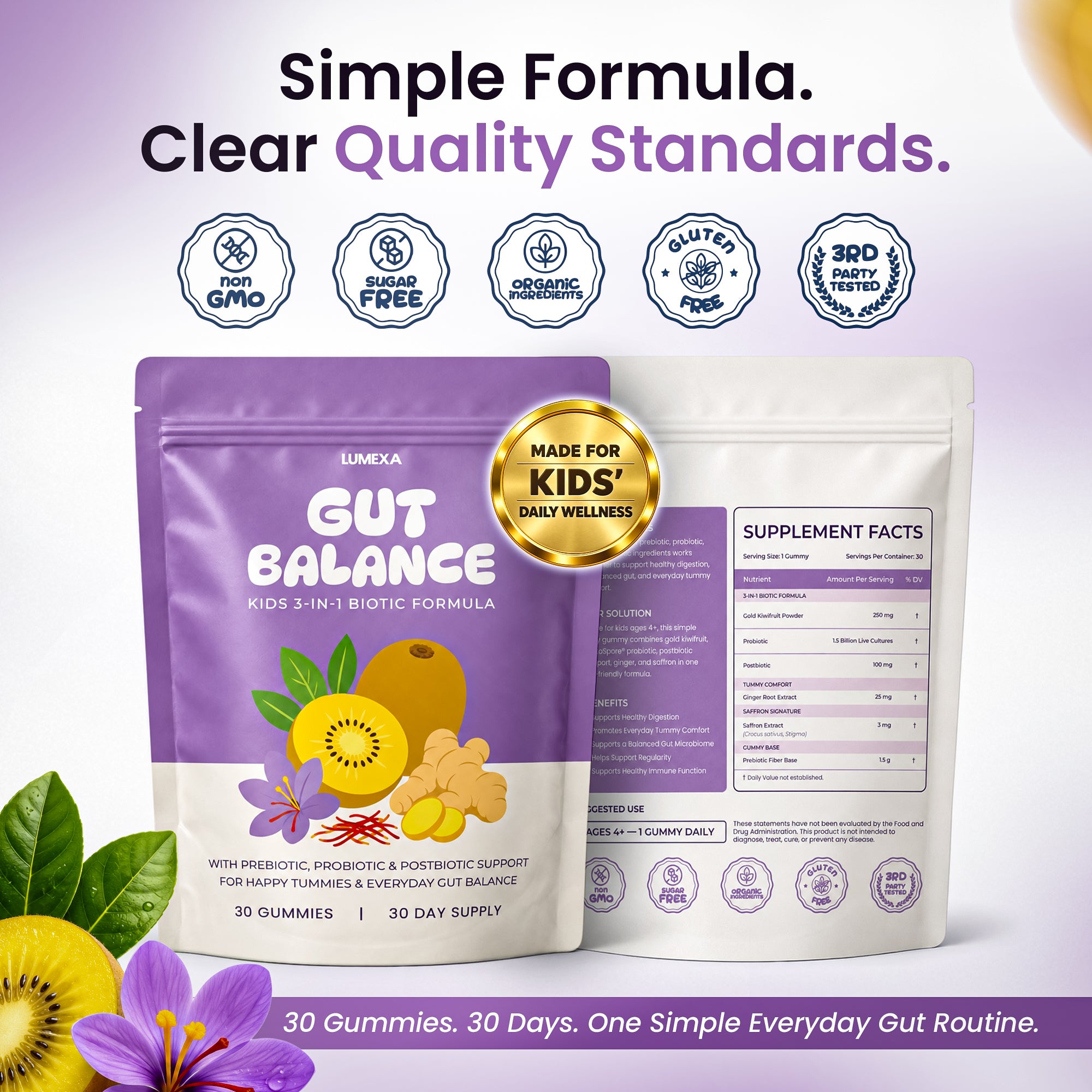 Natural Kids Gut Support Gummies