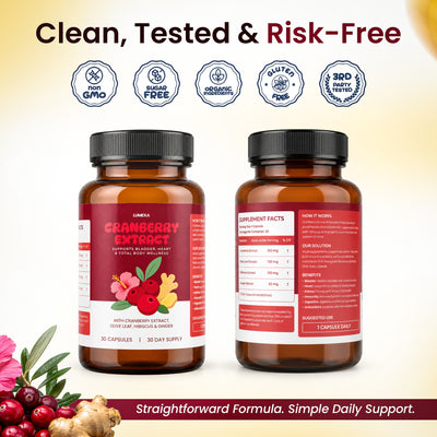 Natural – Cranberry Capsule Bladder + Urinary Tract Support for Adults