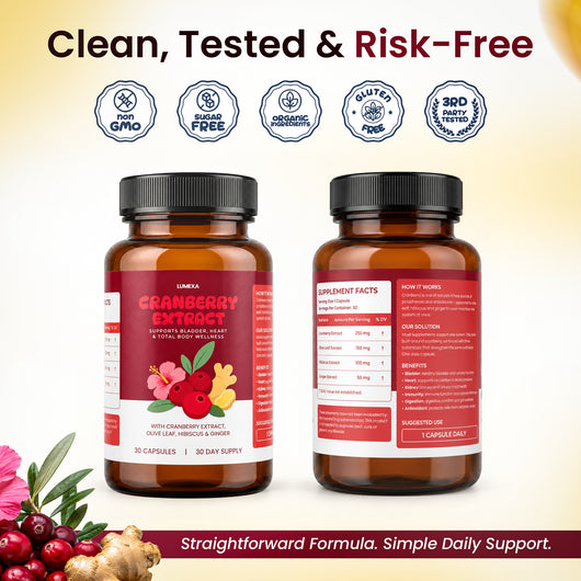Natural – Cranberry Capsule Bladder + Urinary Tract Support for Adults