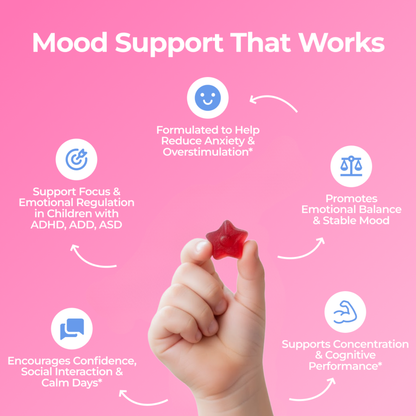 Natural - Saffron Gummy Mood + Focus Support for Kids™