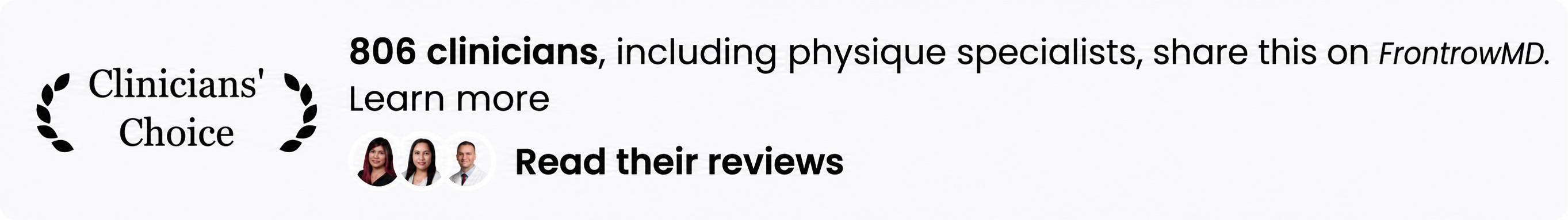 Clinicians Choice Badge